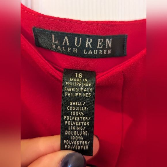 Red Ralph Lauren skirt - Picture 4 of 4